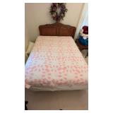 Pink & White Wedding Ring Quilt