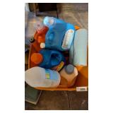 Laundry Supplies in Tote [No Lid]