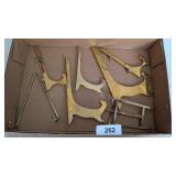 Brass Plate or Picture Frame Holders