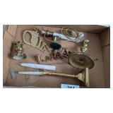 Brass Candle Holders & Other Brass Decor