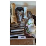 Large Assortment Salt & Pepper Shakers +