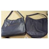 (2) Navy Blue Purses
