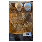 Star of David Cruet, Shot Glasses + Bonus Items