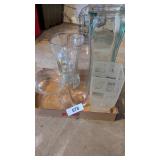 Glass Mushroom Jar & Modern Vases