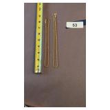 (2) Rope Necklaces (Both Marked 14italy)