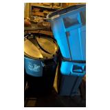 (3) Trash Cans