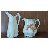 (2) Vintage Pitchers