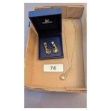 Swarovski Necklace & Earrings