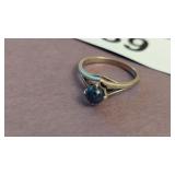 10k Ladies Ring w/ a Lindy Star