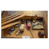 Vintage Rulers, Basketball Trophy Desk Pc., +