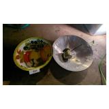 Vintage Enamelware Bowl & Butter Melter