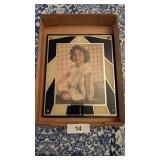 Vintage Mid Century 8" x 11" Picture Frame w/