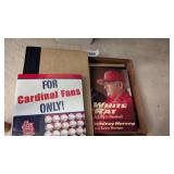 St. Louis Cardinal Book, Johnny Carson Book &