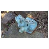 Heavy Ceramic Landscape Frog