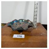 Vintage Northwood Amethyst Carnival Glass Bowl