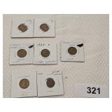 (7) Lincoln Wheat Pennies