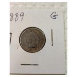 1889 Indian Cent