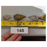 (4) Arrowheads