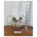 Fenton Vasa Murrhina Basket