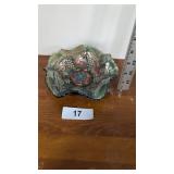 Fenton Vintage Carnival Glass Ruffled Edge Bowl