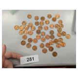 (50) 1982 & Older Copper Pennies AU