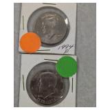 (2) Half Dollar Coins