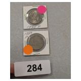 (2) Half Dollar Coins