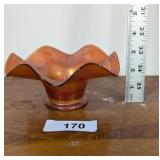 Fenton Marigold Carnival Glass Dish