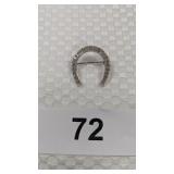 Vintage Sterling Horseshoe Brooch