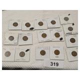 (16) Lincoln Wheat Pennies