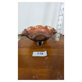 Northwood Amethyst Carnival Glass Bowl