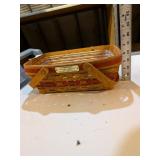Longaberger Basket w/ Wooden Handles