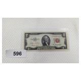 1953 A $2.00 Red Note