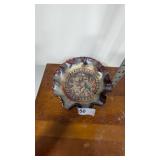 Fenton Little Flowers Amethyst Carnival Glass