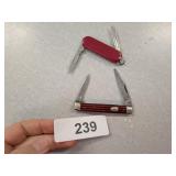 (2) Pocket Knives -*