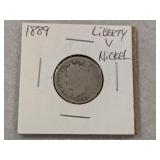 1889 Liberty V Nickel