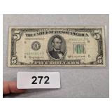Series 1950 D Five Dollar Bill