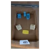 Assorted Plastic Powder Room Dollhouse Furniture