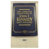 Set of 43 Kennedy Half Dollar in Book