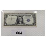 1957 A $1.00 Silver Certificate Bill