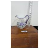 Fenton French Opalescent Spiral Optic Pitcher