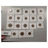 (18) Lincoln Wheat Pennies