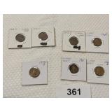 (7) Lincoln Pennies