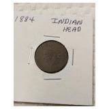 1884 Indian Head Cent