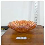 Fenton "Grape & Cable" Carnival Glass Bowl