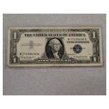 Series 1957 B Silver Certificate One Dollar Bill