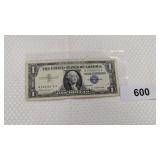 1957 B $1.00 Silver Certificate Bill