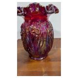Fenton Daffodil Pattern Vase