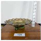 Northwood "Wild Rose" Carnival Glass Bowl