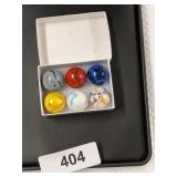 (6) Large Marbles